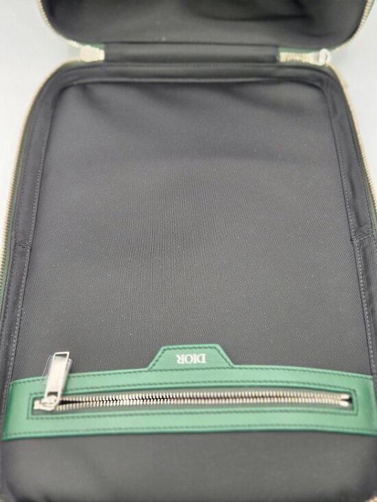 Christian Dior Oblique Galaxy Sling Bag – Large | Green Leather | 2021 main image 8